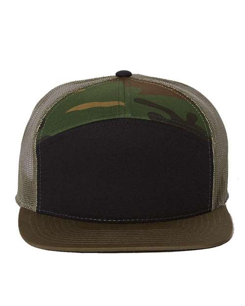 Seven-Panel Trucker Cap | USA Decoration