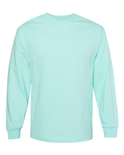 Heavyweight Cotton Long Sleeve Tee | USA Decoration