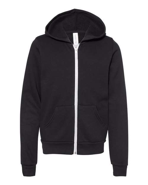 Youth Sponge Fleece Full-Zip Hoodie | USA Decoration