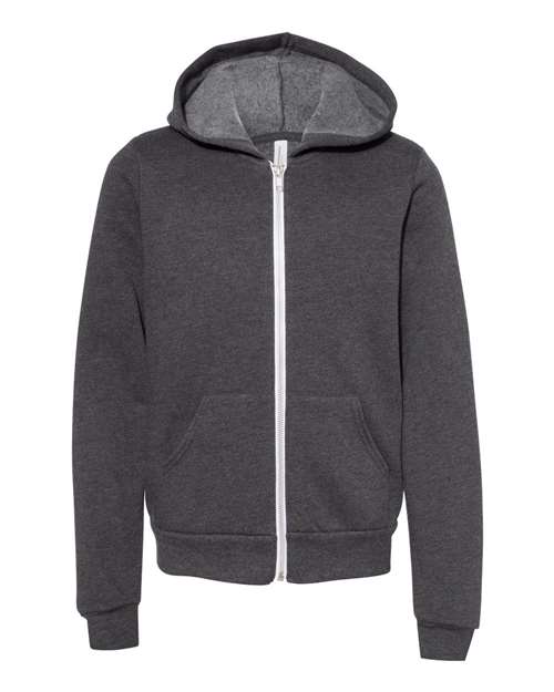 Youth Sponge Fleece Full-Zip Hoodie | USA Decoration