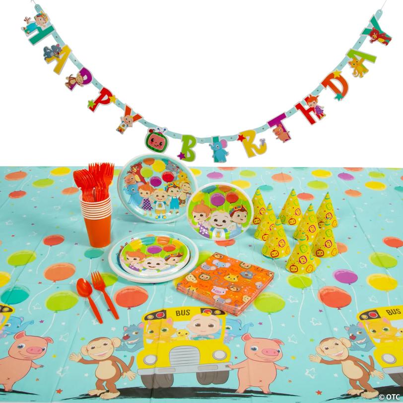82 Pc. CoComelon Tableware Kit for 8 Guests | USA Decoration®