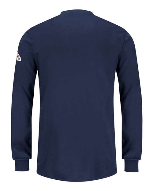 Women's Long Sleeve Tagless Henley Shirt | USA Decoration