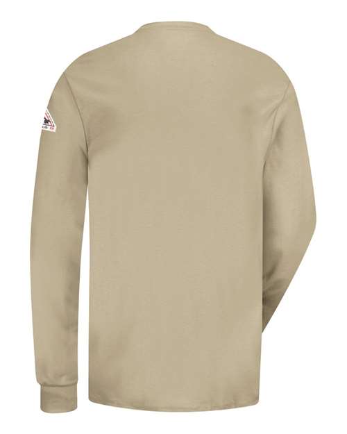 Long Sleeve Tagless Henley Shirt - Tall Sizes | USA Decoration