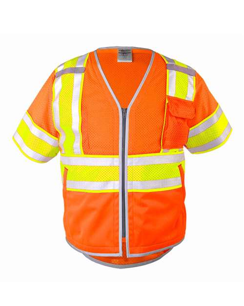 Premium Brilliant Series® Ultimate Reflective Class 3 Vest | USA Decoration