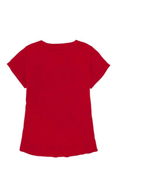 Women's Vintage Cuff Short Sleeve T-Shirt | USA Decoration