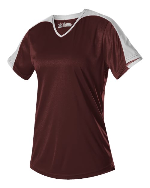 Girls' V-Neck Fastpitch Jersey | USA Decoration®