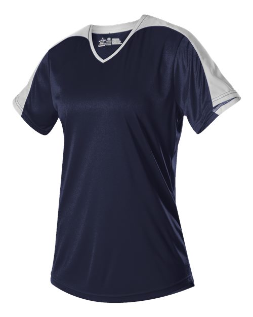Girls' V-Neck Fastpitch Jersey | USA Decoration®