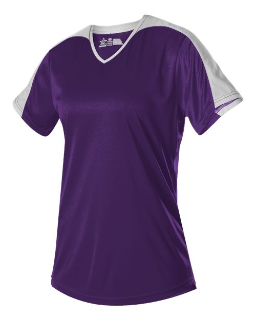 Girls' V-Neck Fastpitch Jersey | USA Decoration®