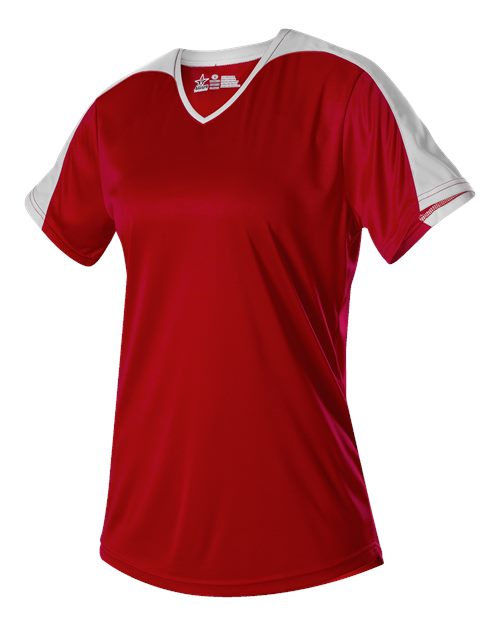 Girls' V-Neck Fastpitch Jersey | USA Decoration®