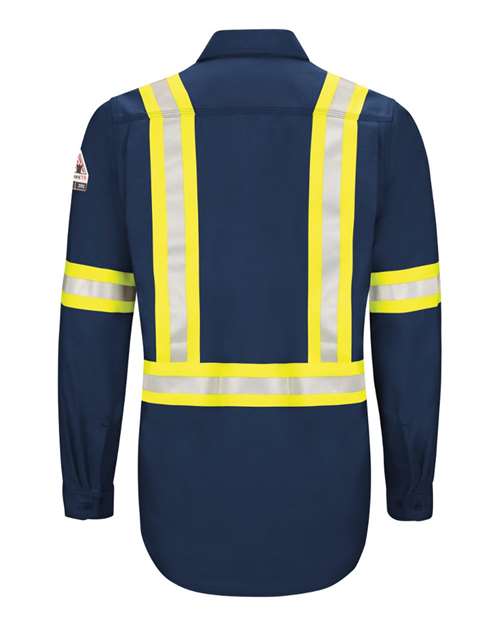 iQ Series® Endurance Enhanced Visibility Work Shirt - Tall Sizes | USA Decoration