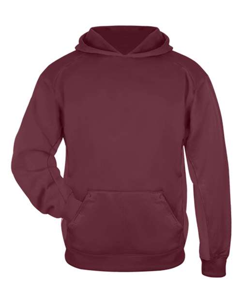 Youth Performance Fleece Hooded Sweatshirt | USA Decoration