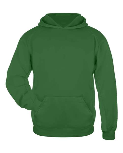 Youth Performance Fleece Hooded Sweatshirt | USA Decoration