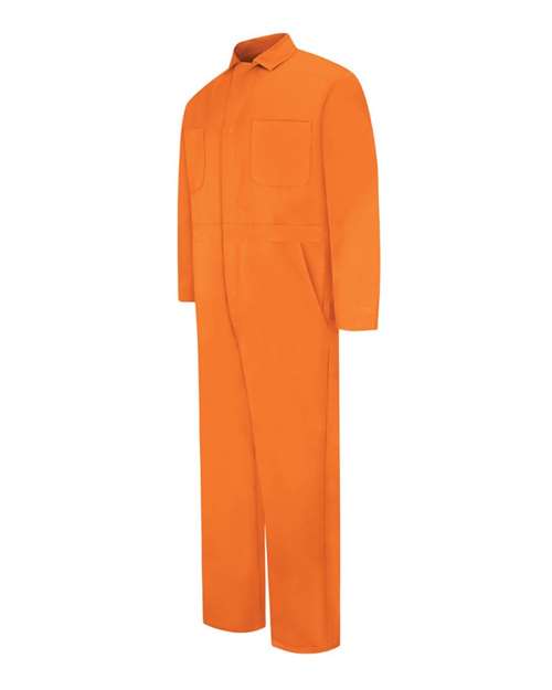 Snap-Front Cotton Coveralls - Tall Sizes | USA Decoration