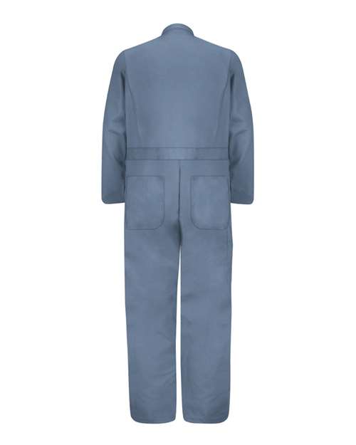 Button-Front Cotton Coverall Additional Sizes | USA Decoration