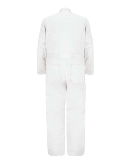 Button-Front Cotton Coverall Additional Sizes | USA Decoration