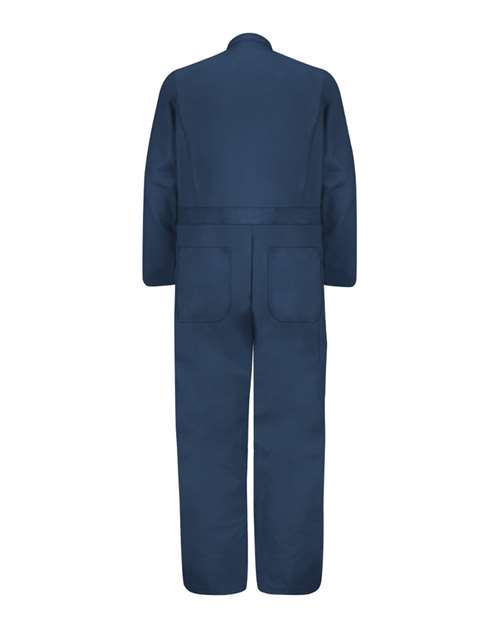 Button-Front Cotton Coverall - Tall Sizes | USA Decoration