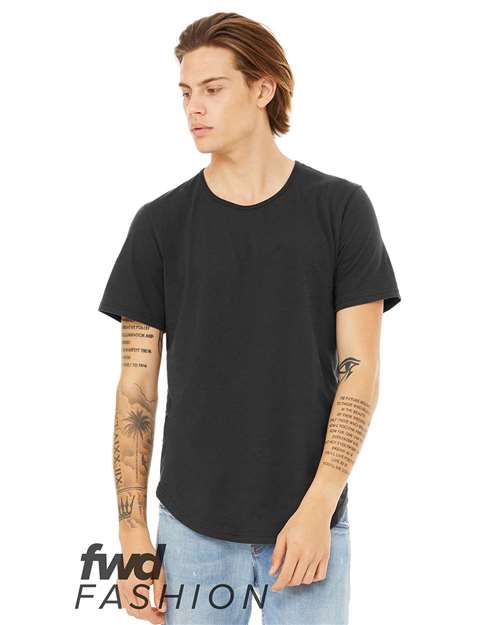 Jersey Curved Hem Tee | USA Decoration
