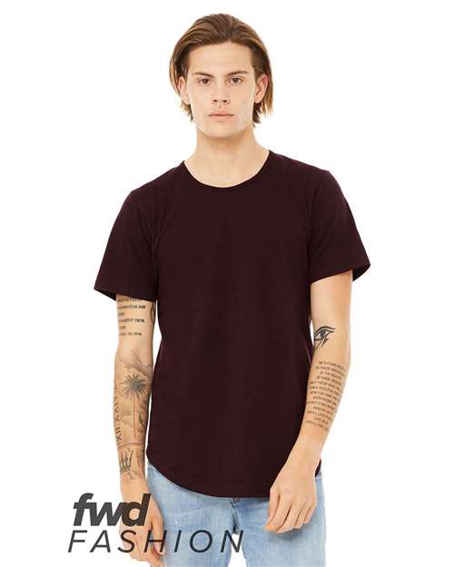 Jersey Curved Hem Tee | USA Decoration