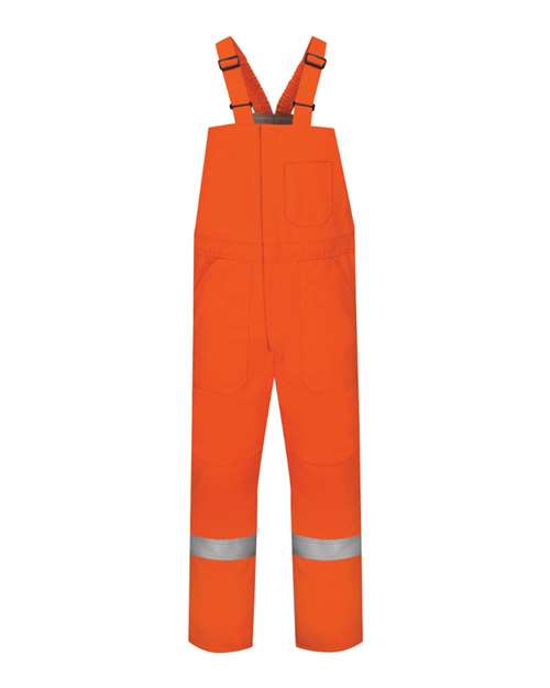 Deluxe Insulated Bib Overall with Reflective Trim - EXCEL FR® ComforTouch - Tall Sizes | USA Decoration