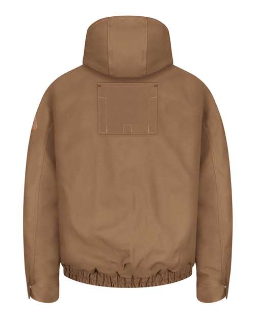 Brown Duck Hooded Jacket - EXCEL FR® ComforTouch® - Tall Sizes | USA Decoration