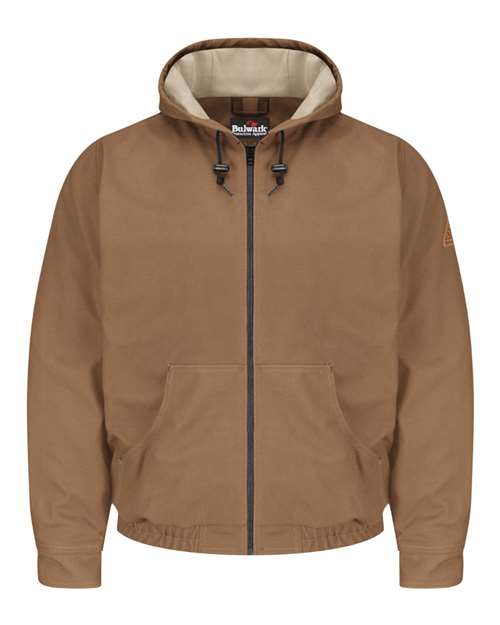 Brown Duck Hooded Jacket - EXCEL FR® ComforTouch® - Tall Sizes | USA Decoration