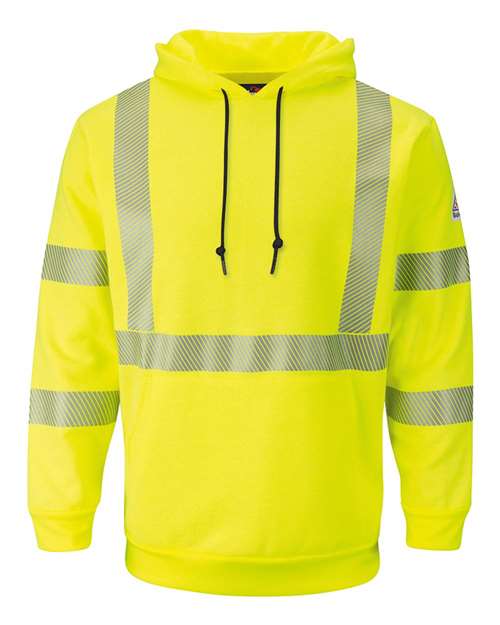 Hi-Visibility Pullover Hooded Fleece Sweatshirt | USA Decoration
