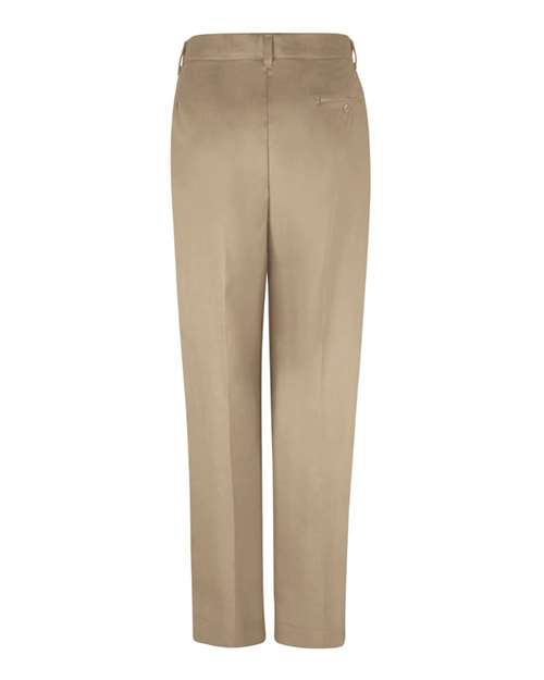 Women's Pleated Twill Slacks | USA Decoration