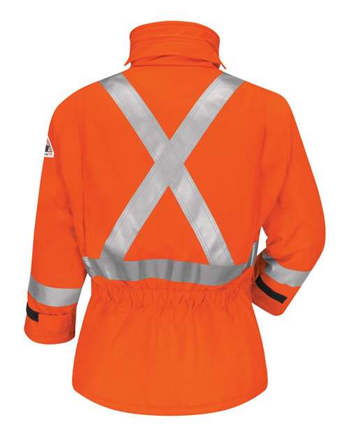 Deluxe Parka With Reflective Trim - EXCEL FR® ComforTouch - Long Sizes | USA Decoration