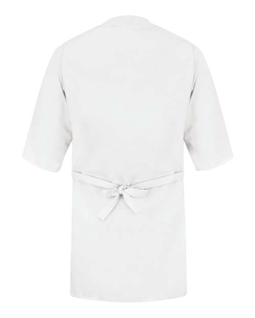 Collarless Poplin Butcher Wrap | USA Decoration