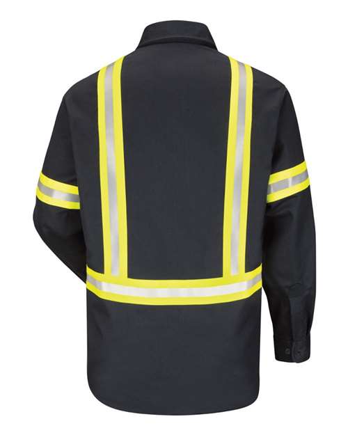 Enhanced Visibility Uniform Shirt - Tall Sizes | USA Decoration