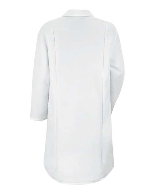 Women's Gripper Front Lab Coat | USA Decoration