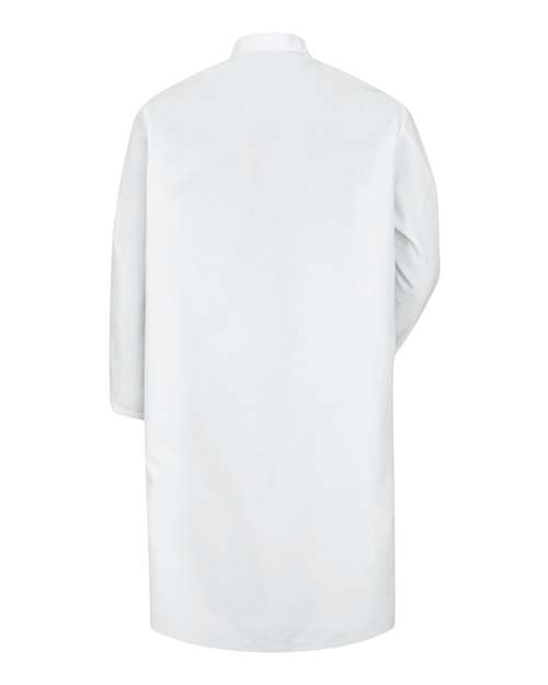 Snap-Front Spun Polyester Butcher Coat | USA Decoration