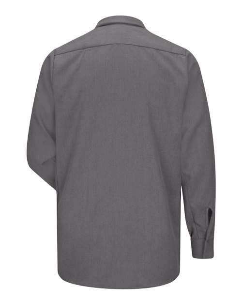 Concealed-Gripper Pocketless Long Sleeve Shirt - CoolTouch® 2 - Tall Sizes | USA Decoration