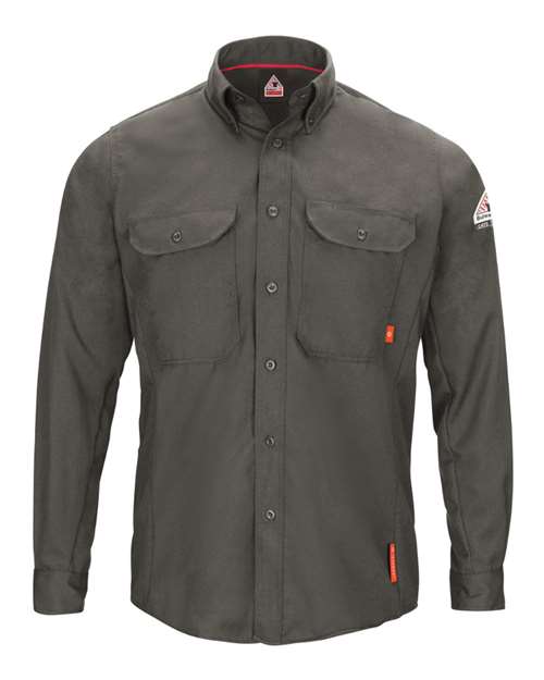 iQ Series® Long Sleeve Comfort Woven Lightweight Shirt | USA Decoration