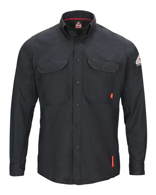iQ Series® Long Sleeve Comfort Woven Lightweight Shirt | USA Decoration