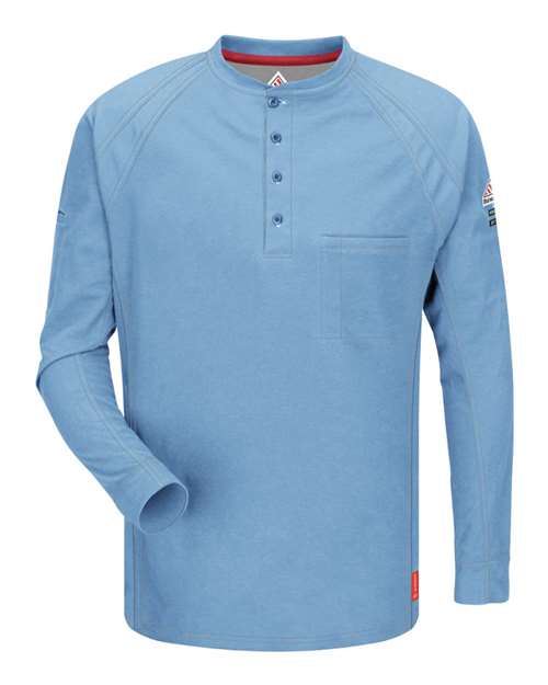 Long Sleeve Henley | USA Decoration