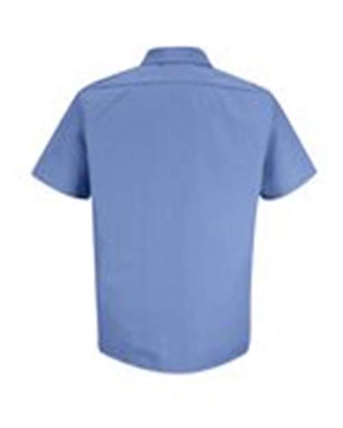 Industrial Stripe Short Sleeve Work Shirt - Tall Sizes | USA Decoration
