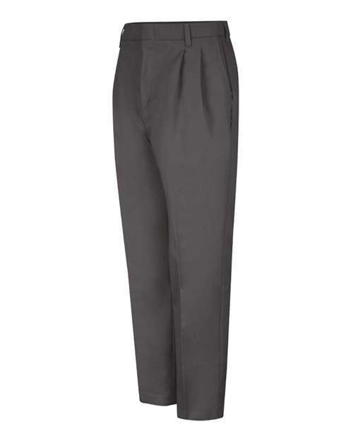 Pleated Twill Slacks - Odd & Extended Sizes | USA Decoration