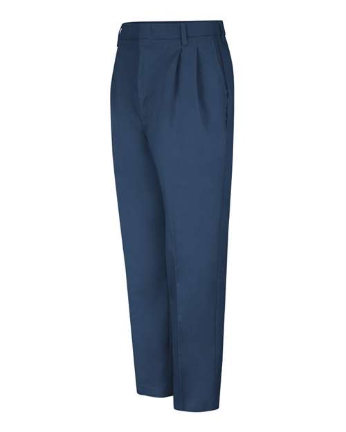 Pleated Twill Slacks - Odd & Extended Sizes | USA Decoration