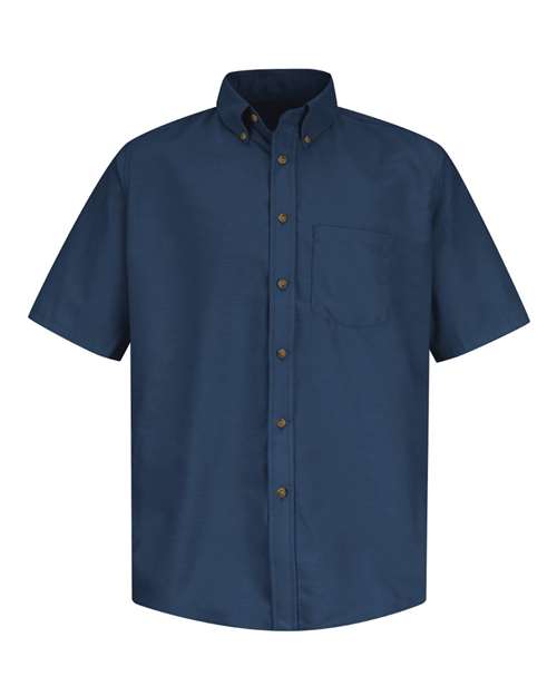 Red Kap Men's Tall Poplin Short Sleeve Dress Shirt