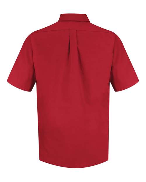 Poplin Short Sleeve Dress Shirt - Tall Sizes | USA Decoration