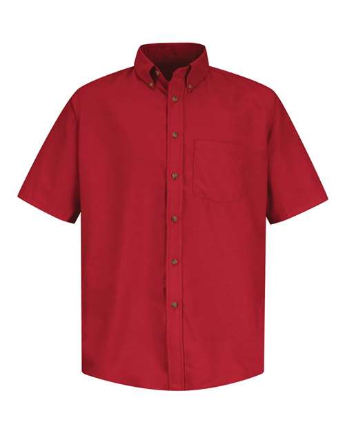 Red Kap Men's Tall Poplin Short Sleeve Dress Shirt