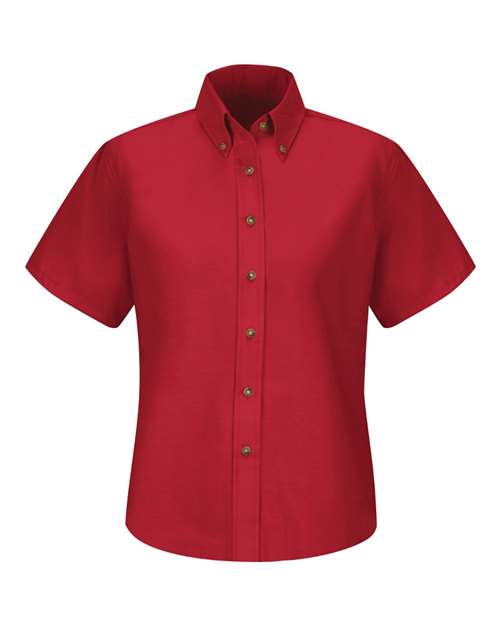 Women's Poplin Dress Shirt - Extended Sizes | USA Decoration