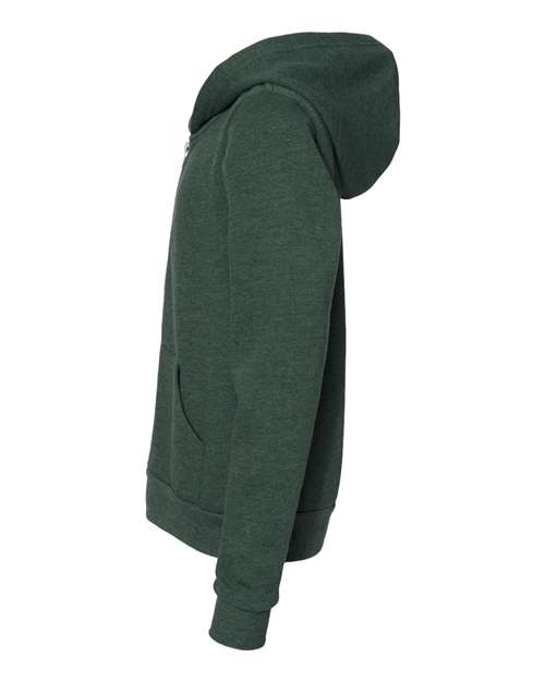 Youth Sponge Fleece Full-Zip Hoodie | USA Decoration