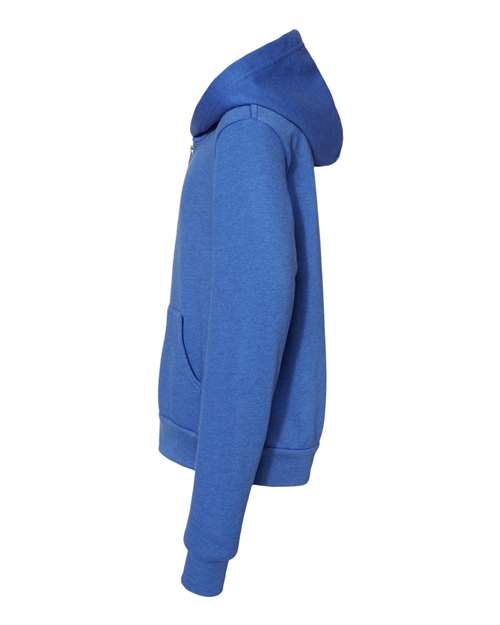 Youth Sponge Fleece Full-Zip Hoodie | USA Decoration