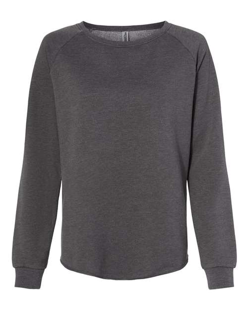 Women's California Wave Wash Crewneck Sweatshirt | USA Decoration