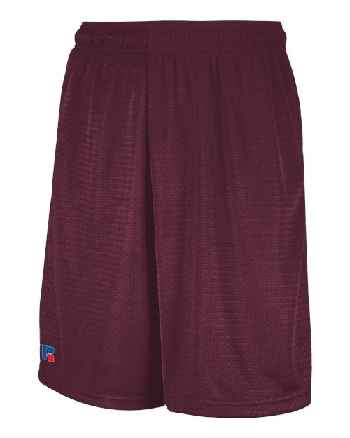 9" Dri-Power® Tricot Mesh Shorts with Pockets | USA Decoration