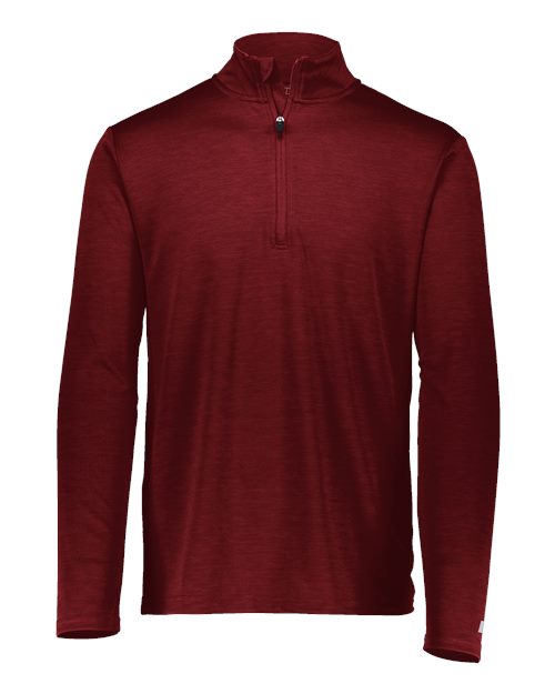 Striated Quarter-Zip Pullover | USA Decoration