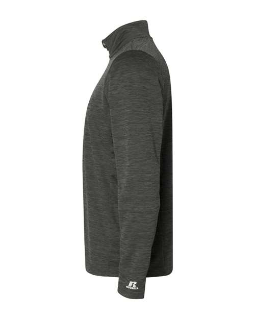 Striated Quarter-Zip Pullover | USA Decoration