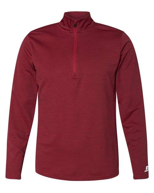 Striated Quarter-Zip Pullover | USA Decoration